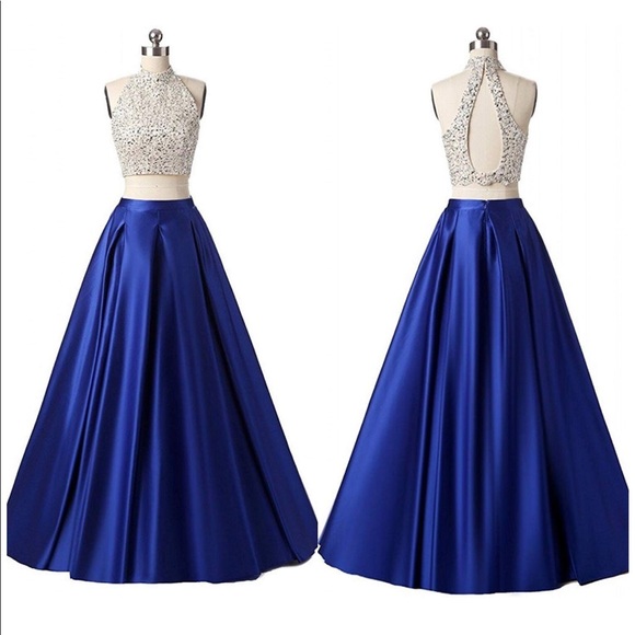 A-line Satin Skirt with Pockets - Picture 1 of 3